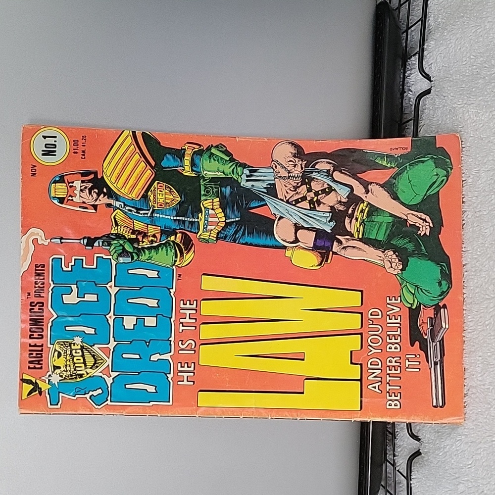 Judge  Dredd He Is The Law NO. 1 1983 US Eagle Comics